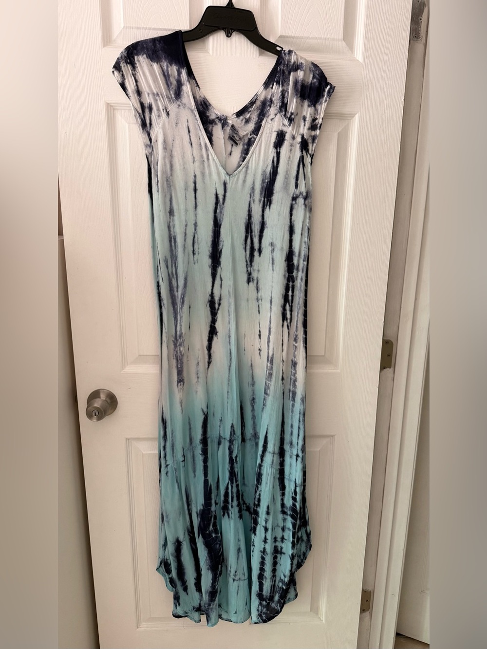 XCVI Mindset Tie Dye Print Maxi Dress Lagenlook size L - Picture 2 of 9